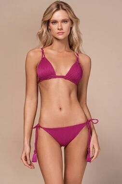 Ola Azul Kenya Cerise Bikini Bottom  NWT SIZE S M